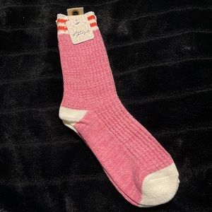 Free People Women's Jackson Cozy Socks - Pink-One Size Fits Most NWT
